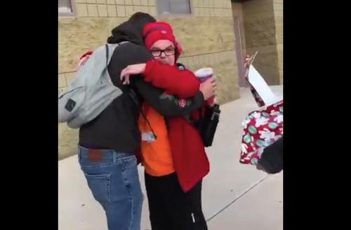 Video Captures Sweet Moment When Student With Special Needs Receives ...