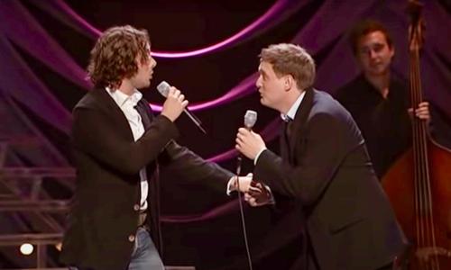 Michael Bublé And Josh Groban Impersonate Each Other In Witty Live Duet
