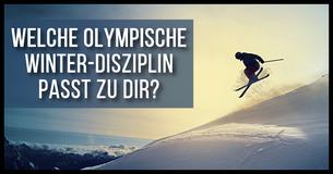 Welche olympische Winter-Disziplin passt zu Dir?