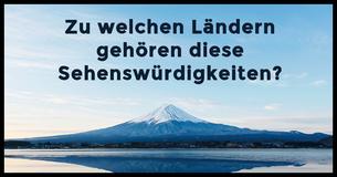 Zu welchen Ländern gehören diese Sehenswürdigkeiten?