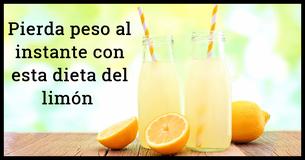 Pierde 10 kilogramos en solo dos semanas con esta dieta del limón 