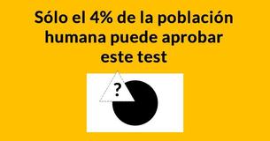 Sólo personas muy inteligentes pueden aprobar este test