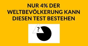 Nur sehr intelligente Menschen können diesen Test bestehen
