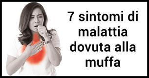 7 sintomi di malattia dovuta alla muffa
