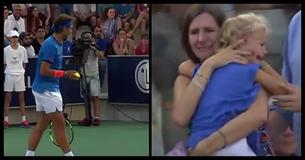 Beroemde Tennisser Rafael Nadal Stopt Wedstrijd Om Een Angstige Moeder Te Helpen Gaat Kind Te Vinden
