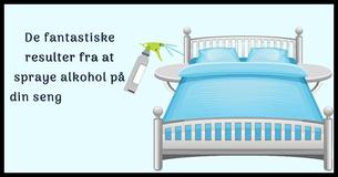 Her er hvad der sker når du sprayer alkohol på din seng                                        
                                    
