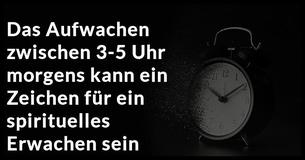 Wenn Du jede Nacht zur gleichen Zeit aufwachst, könnte dies der Grund sein