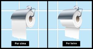 Novos estudos mostram que na verdade há SIM um jeito certo de pendurar o papel higiênico