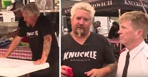 Celebrity Chef Guy Fieri Gives California Wildfire Evacuees Unexpected Star Treatment
