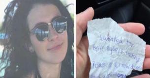 Mulher Compra Lanche Para Sem-teto e Se Senta Com Ele. Antes de Sair, Ele Lhe Entrega Um Bilhete Que Mudaria a Sua Vida