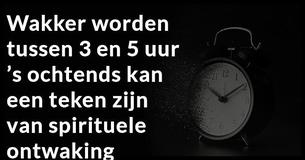 Als je iedere nacht rond dezelfde tijd wakker wordt, dan kan dit aan de hand zijn