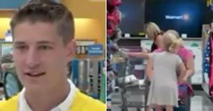 Pflegemutter nimmt 3 Kinder mit in den Walmart, kommt zum Kassierer und sagt "Es tut mir Leid"