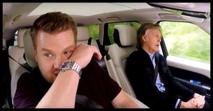 James Corden pinkte een traantje weg toen Paul McCartney het verhaal achter een nummer van de Beatles bekendmaakte