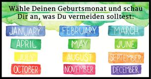 UNTERLASSE diese Fehler in Deinem Geburtsmonat und schau Dir an, was passiert