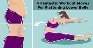 5 Fantastic Workouts Moves For Flattening The Lower Belly