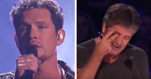 Padre de 6 niños hace llorar a Simon en televisión en vivo
