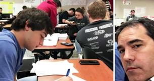Un adolescent rend un enseignant malheureux - Jusqu'à ce que son père vienne en classe pour lui enseigner une leçon qui est devenue virale