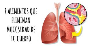 Come estos 7 alimentos para eliminar la mucosidad de tu cuerpo