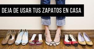 Las desagradables razones por las que debes de dejar de usar tus zapatos dentro de tu hogar