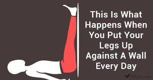 3 Things That Happen When You Put Your Legs Up Against A Wall Every Day