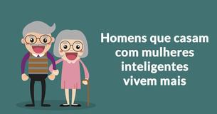Homens que casam com mulheres inteligentes vivem mais, segundo uma nova pesquisa