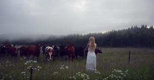 Woman Brings Cattle in From Mountains By Using An Ancient, Haunting Tune