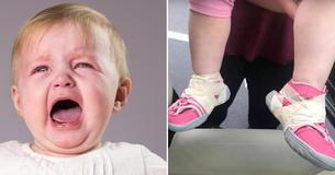 Une mère est furieuse quand elle découvre que des employés de garderie ont scotché les chaussures de sa fille aux pieds