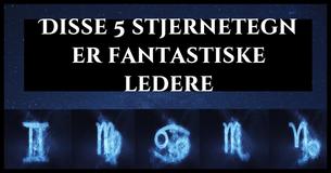 Disse 5 stjernetegn er fantastiske ledere
