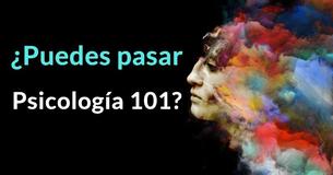 ¿Puedes superar Psicología 101?