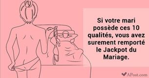 Les 10 signes pour savoir si vous avez touché le gros lot du mariage.