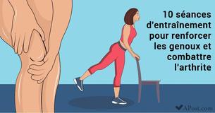 10 exercices pour combattre l'arthrite et garder les genoux forts