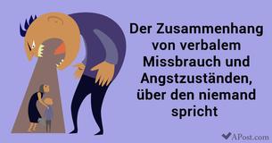 Der Zusammenhang von verbalem Missbrauch und Angstzuständen, über den niemand spricht