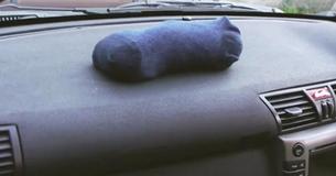 Cet hiver, si vous remarquez une chaussette sur le tableau de bord d'une voiture, voici ce que cela signifie