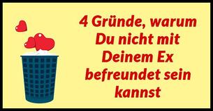 4 Gründe, warum Du nicht mit Deinem Ex befreundet sein kannst