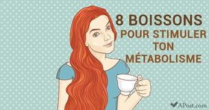 8 boissons qui donneront un stimulant à ton métabolisme