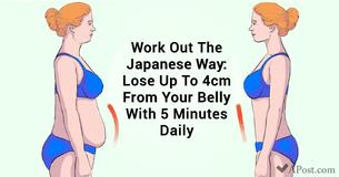 5 Minutes A Day, Up To 4 Centimeters Less On The Tummy – Workout The Japanese Way