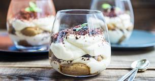 Himmlisch-leichtes Tiramisu mit cremiger Komponente