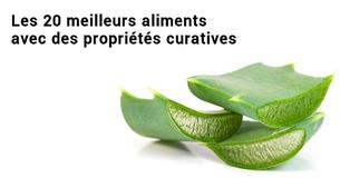 Les 20 meilleurs aliments avec des propriétés médicinales