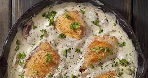 Rezept: Hähnchenbrust in Pilzsoße - einfach und lecker