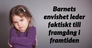 Studie bekräftar - envisa barn blir framgångsrikare i framtiden