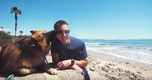 Rescued Dog Has Heartwarming Reaction To Seeing Ocean For The First Time And Goes Viral