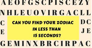 Only Creative People Can Find Their Zodiac In Less Than 15 Seconds