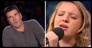 Als verlegen meisje de microfoon pakt op het podium, bereidt ze zich voor om niet alleen het publiek omver te blazen, maar ook Simon