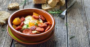 Geheimtipp: Tomate-Spiegelei-Pfanne