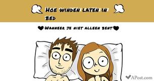 Hoe scheten laten in bed - Als je niet alleen bent