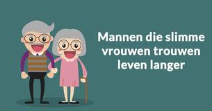 Volgens onderzoek leven mannen die trouwen met intelligente vrouwen langer