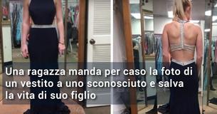 Una ragazza manda per caso la foto di un vestito a uno sconosciuto e salva la vita di suo figlio