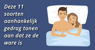 Als ze aanhankelijk is op deze 11 manieren, dan past ze eigenlijk goed bij je