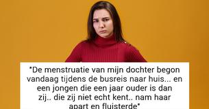 Bericht van moeder waarin ze haar lof uitspreekt over hoe een tienerjongen haar ongestelde dochter hielp met een noodgeval gaat viral