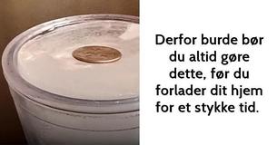 Det er vigtigt at altid putte en mønt på en frossen kop vand før du forlader dit hjem - her er hvorfor.